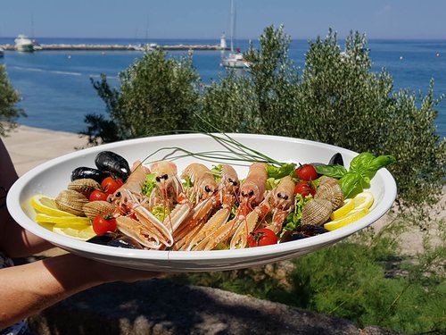 Scampi - one of the local specialties Scampi - one of the local specialties